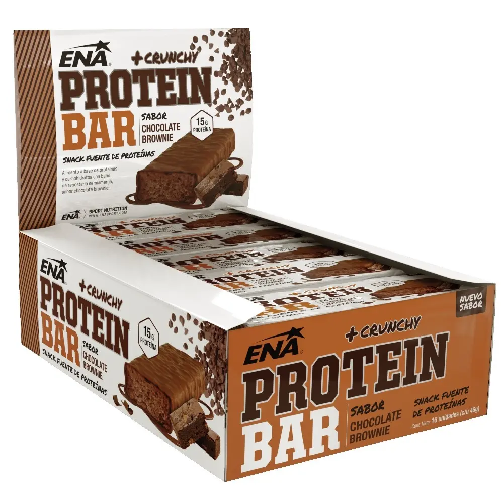 PROTEIN BAR CAJA X 16 UNIDADES ENA SPORT