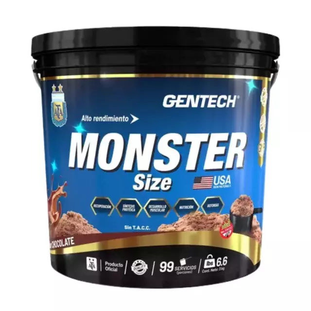 Whey protein Monster Size 3000 g - Gentech