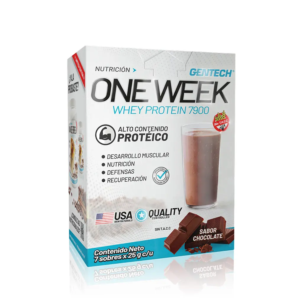 ONE WEEK sobres de proteinas - Gentech