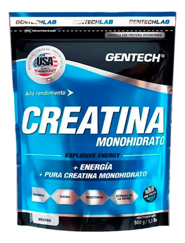 Creatina Monohidrato x 500 g - Gentech