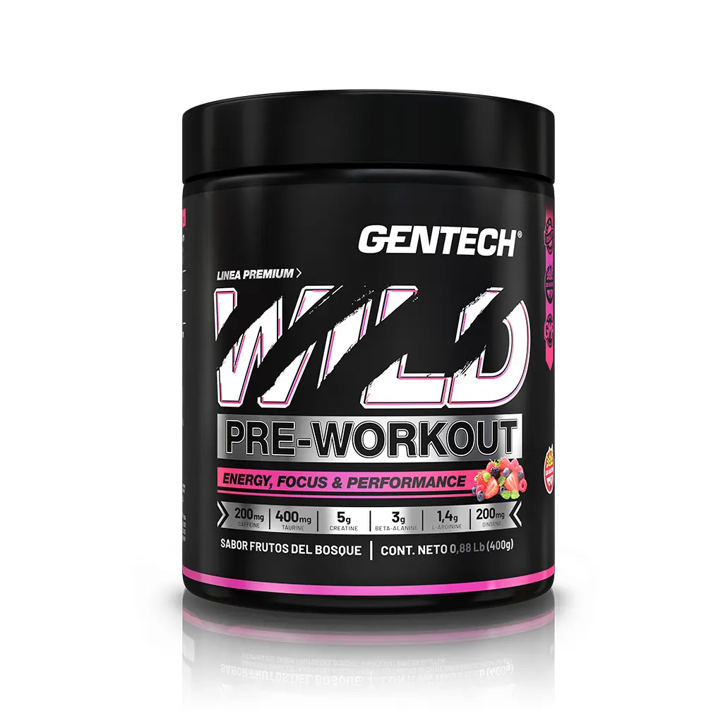 Pre - workout Wild x 400 grs GENTECH