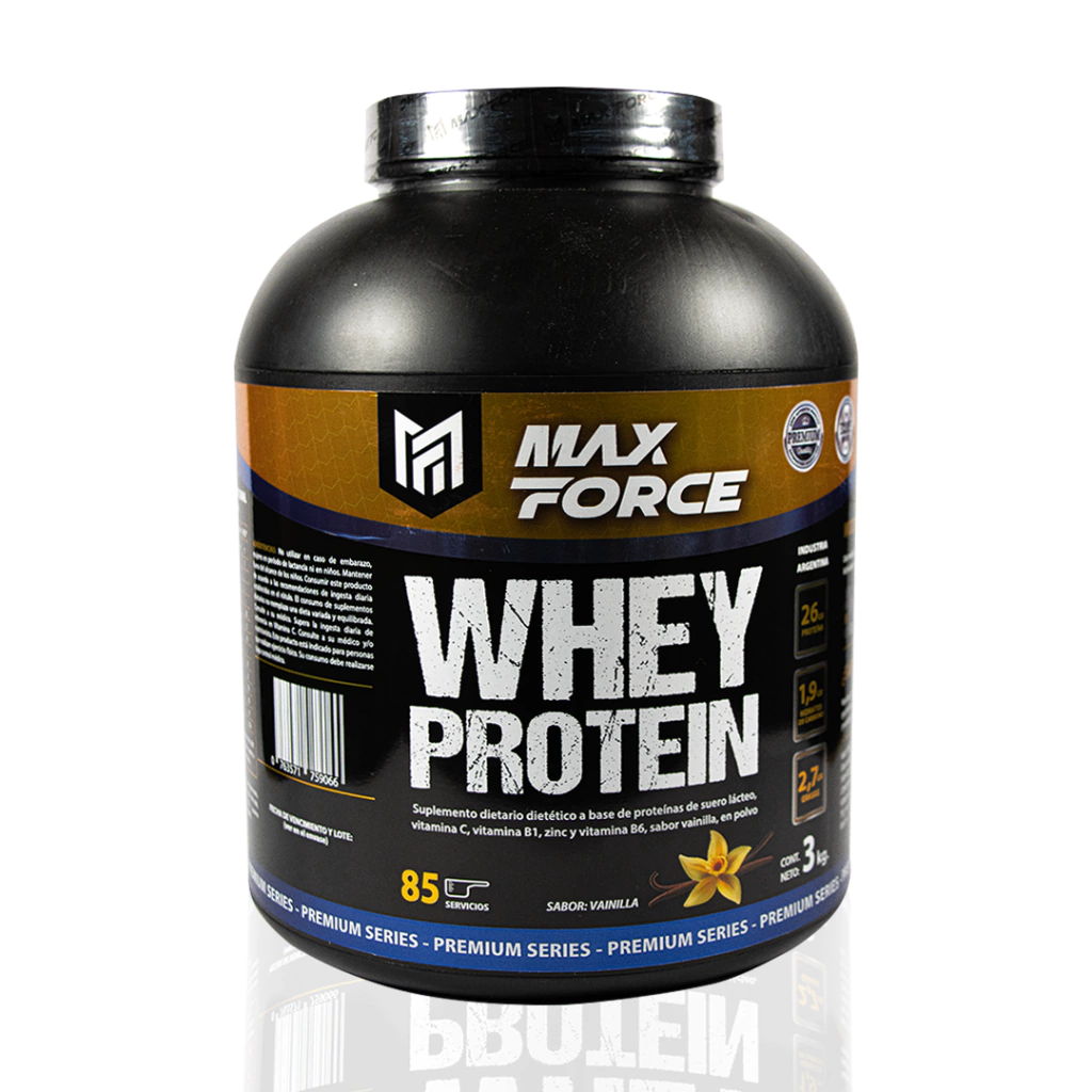 WHEY PROTEIN X 3 KGS MAX FORCE