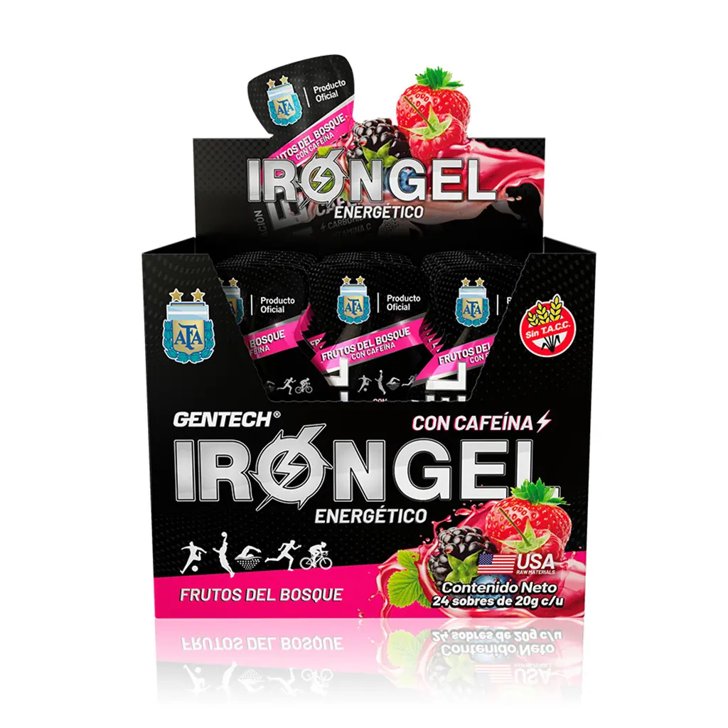 Iron gel con cafeina x 24 unidades GENTECH