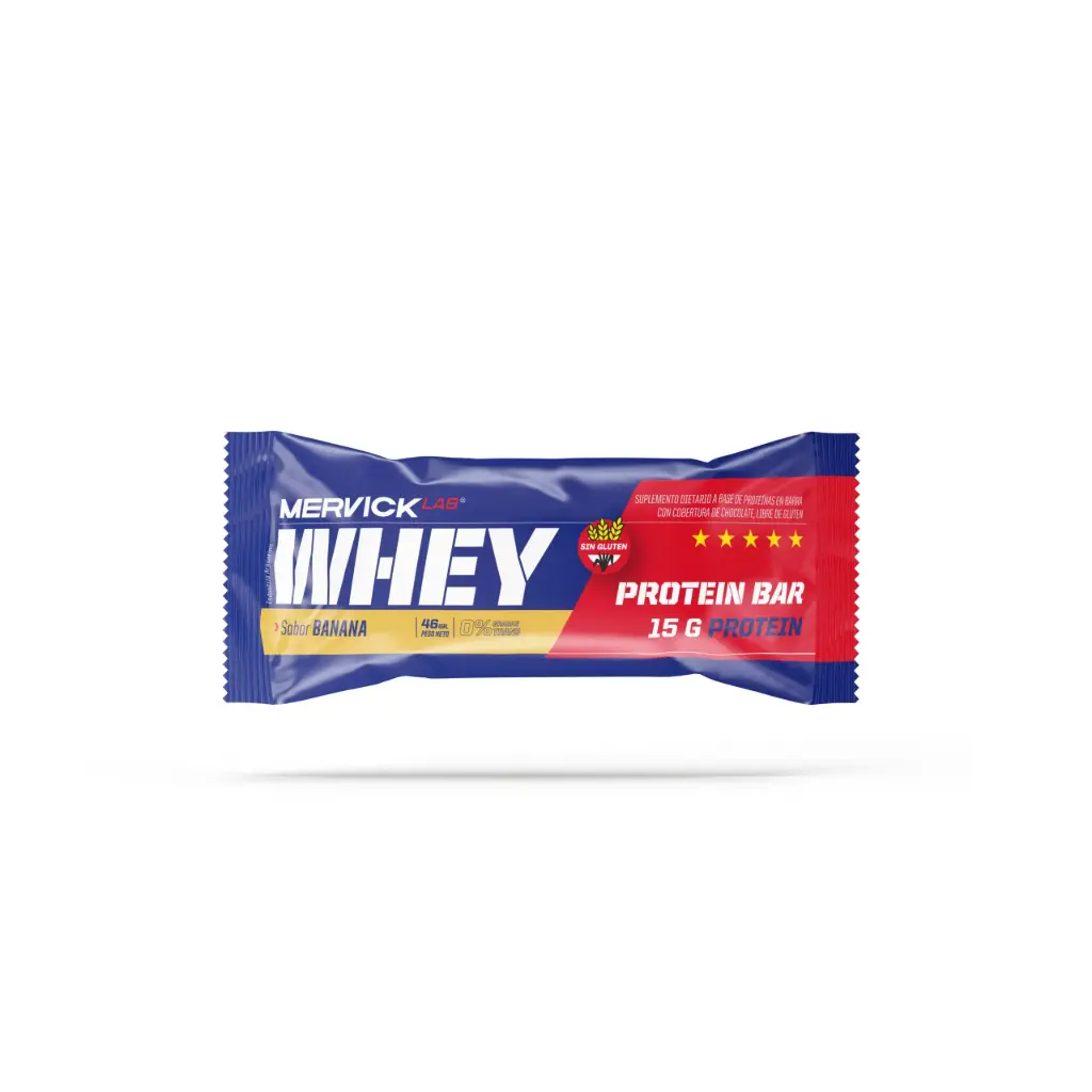 WHEY PROTEIN BAR x 12 unidades - 46 g - Mervick