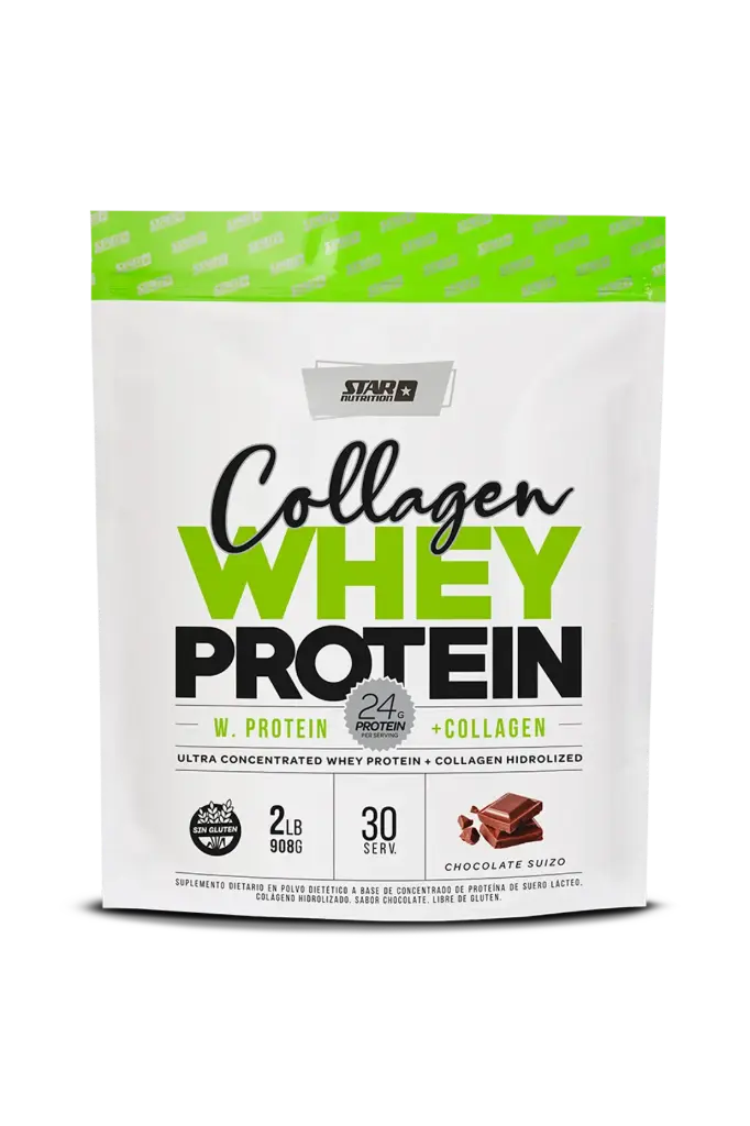 COLLAGEN WHEY x 2 lb - Star Nutrition (Chocolate)
