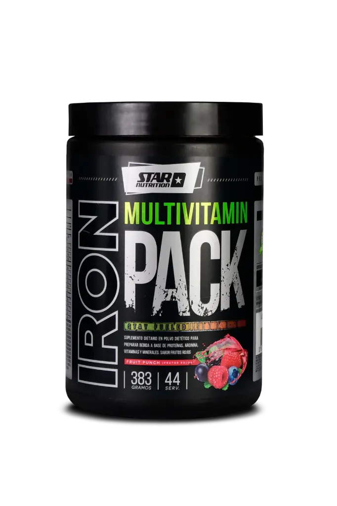 IRON PACK MULTIVITAMIN POWDER 383 GRS X 44 SERV STAR NUTRITION