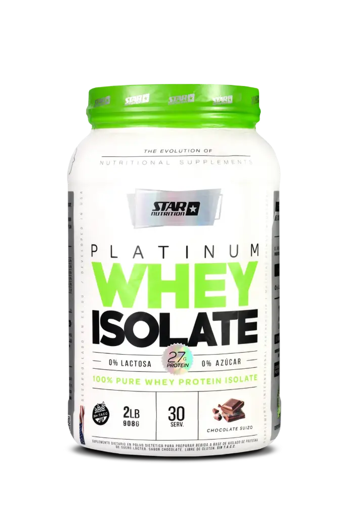 PLATINUM WHEY ISOLATE x 2 lb - Star Nutrition (Chocolate)