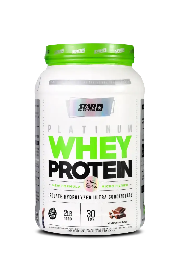 [01010103] PLATINUM WHEY PROTEIN x 2 lb - Star Nutrition (Chocolate)