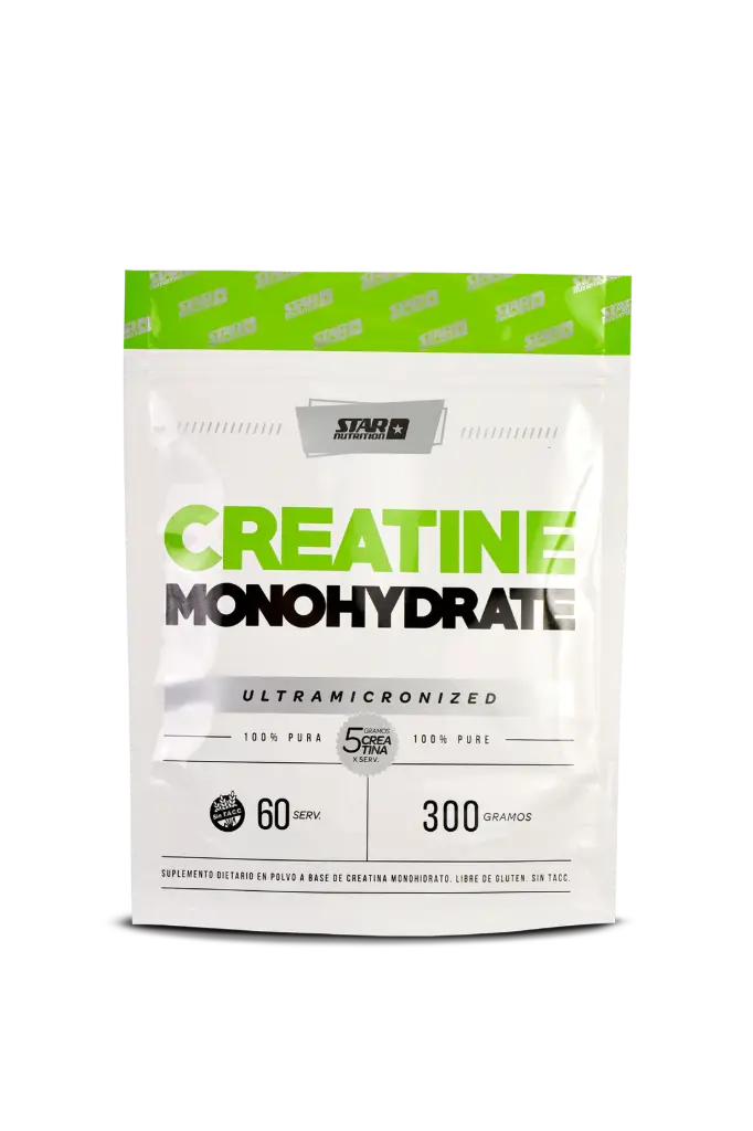 Creatina Monohidrato EEUU x300grs Doypack STAR NUTRITION