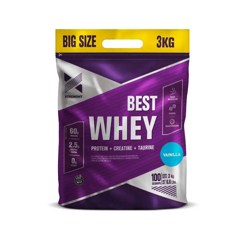 BEST WHEY PROTEIN x 3 kgs XTRENGHT NUTRITION
