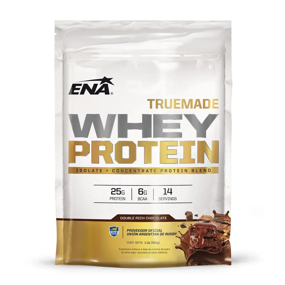 WHEY PROTEIN TRUEMADE (ISOLATE+CONCENTRATE) x 1 lb - Ena Sport (Chocolate)
