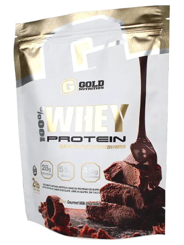 [03010101] 100% WHEY PROTEIN x 2 lb - Gold Nutrition (Chocolate)