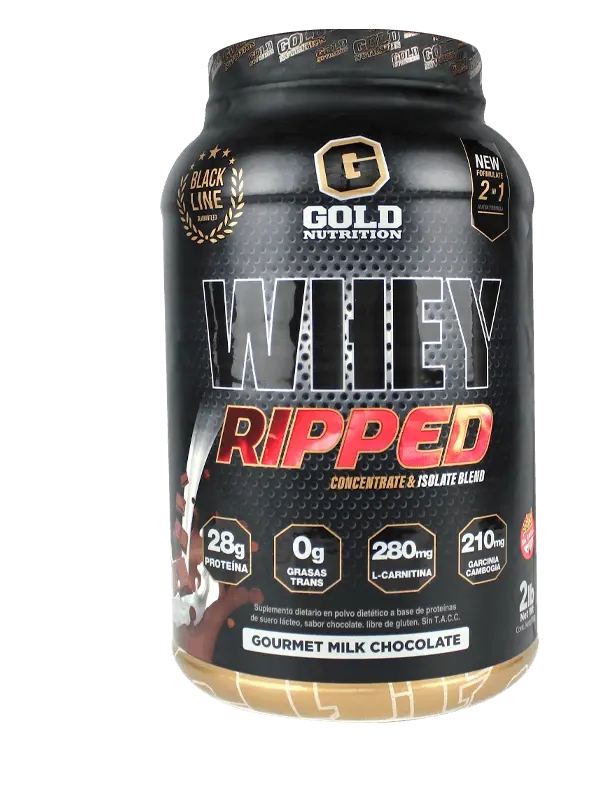 WHEY RIPPED x 2 lb - Gold Nutrition (Chocolate)