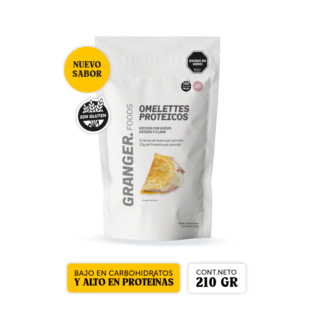 OMELETTE PROTEICO JAMON Y QUESO - Granger