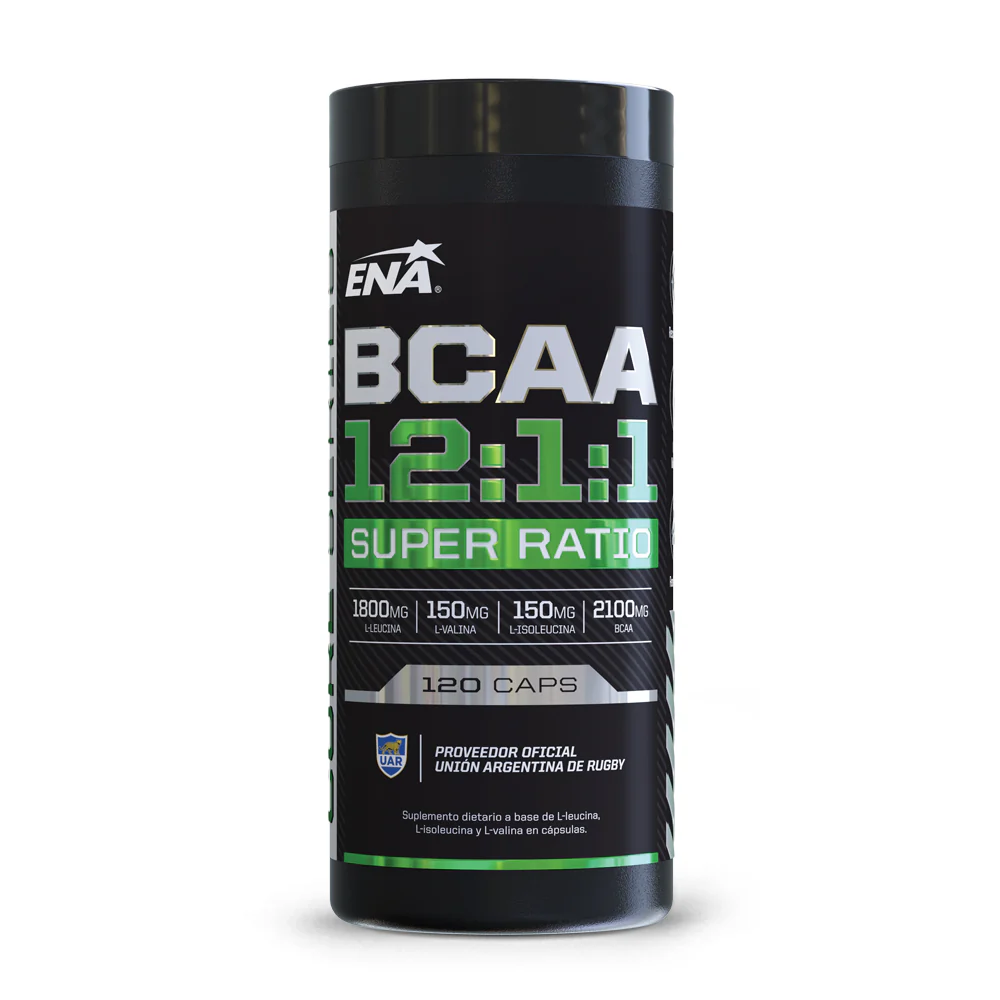 BCAA 12:1:1 CAPSULAS x 120 caps - Ena Sport