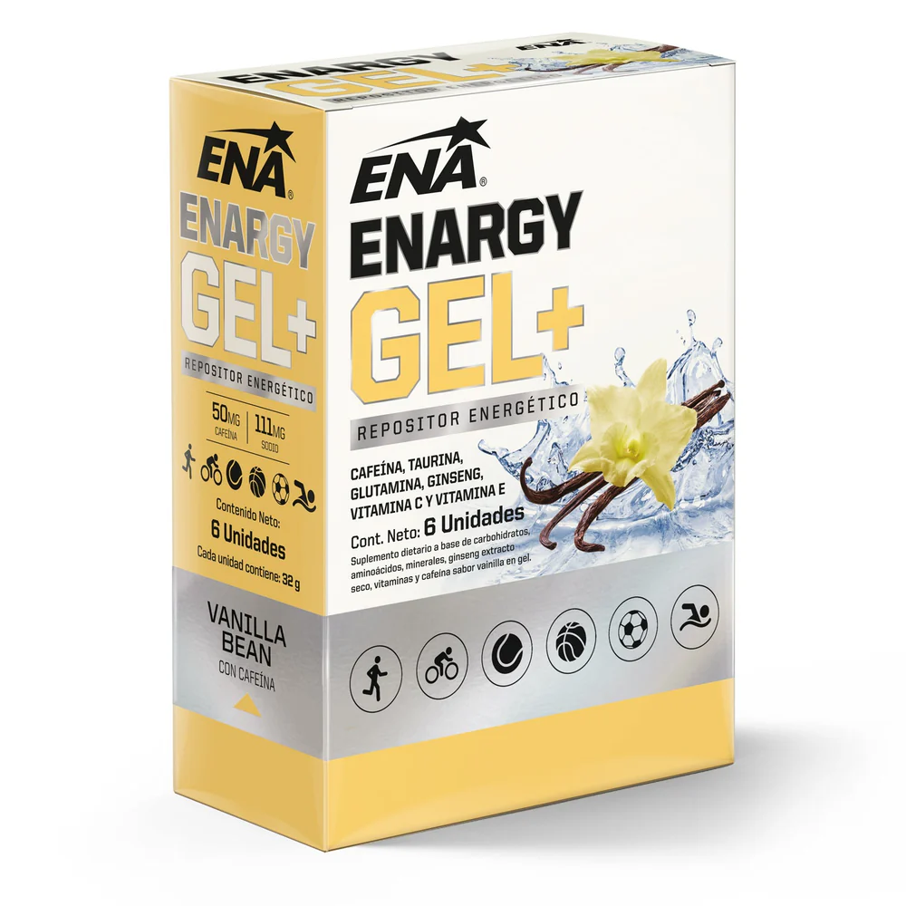 ENARGY GEL CON CAFEINA X 12 SOBRES ENA SPORT