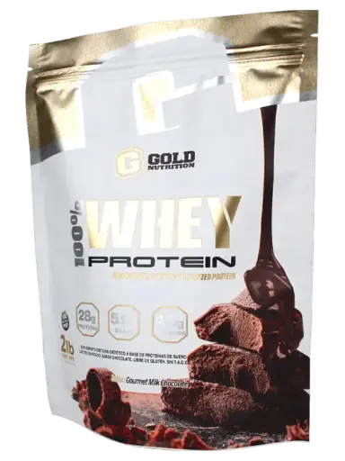 100% WHEY PROTEIN x 2 LBS GOLD NUTRITION