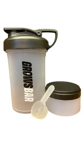 SHAKER TRANSPARENTE 500 ML WORLD NUTRITION BAR