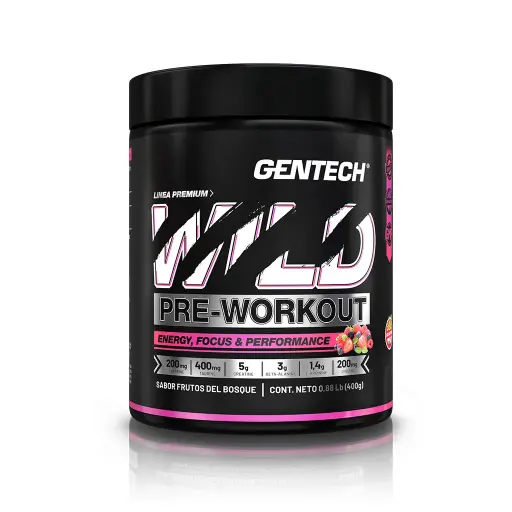Pre - workout Wild x 400 grs GENTECH
